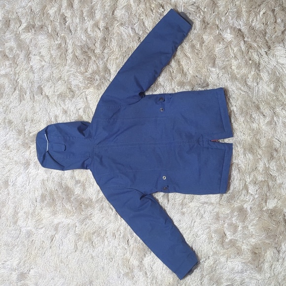 Columbia Boy's Barlow Pass Blue Down Insulated Synthetic Top Jacket XS - Picture 5 of 12